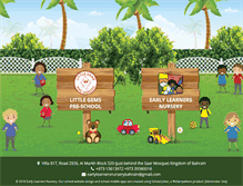 Tablet Screenshot of earlylearnersnursery.com